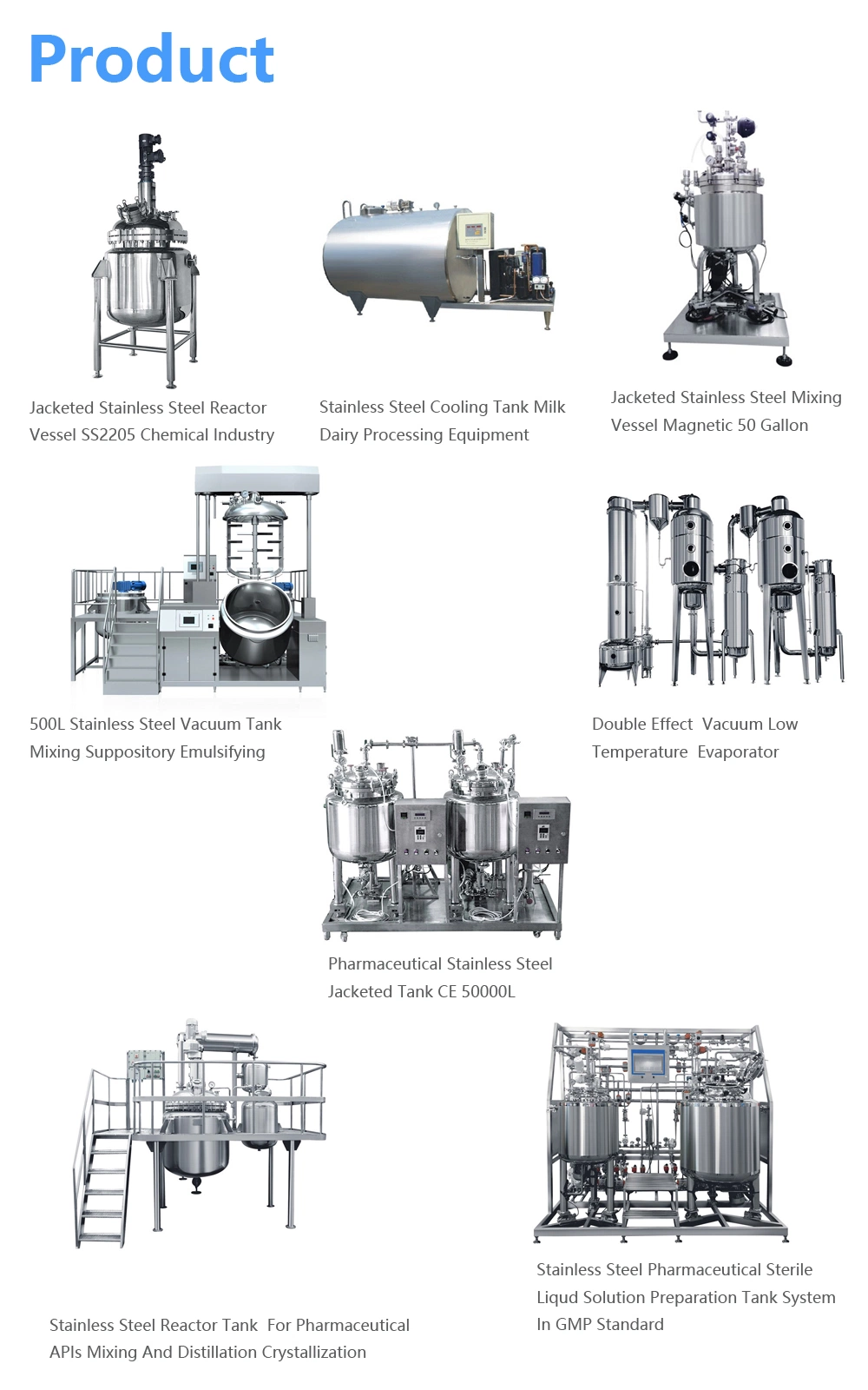 High Efficiency Short Path Wiped Film Evaporator Hemp Oil Distillation Equipment