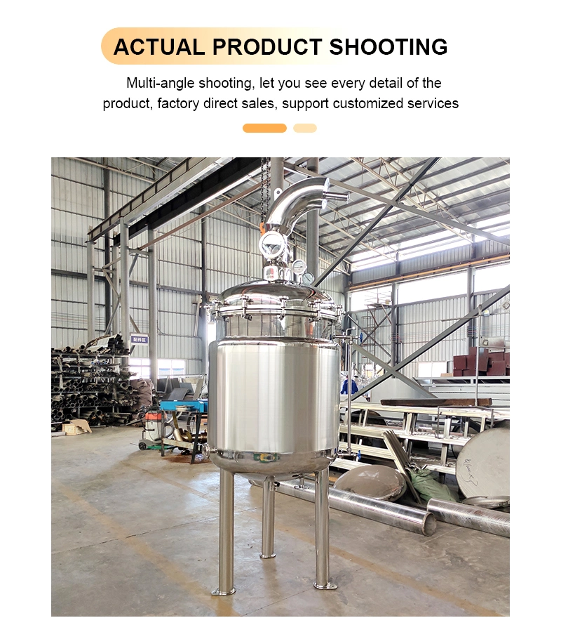 500L Steam Essential Oil Distillation Equipment for Peppermint Oil Processing