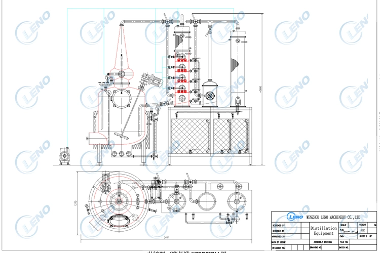 Alcohol Home Distilling Equipment Distillation Equipment